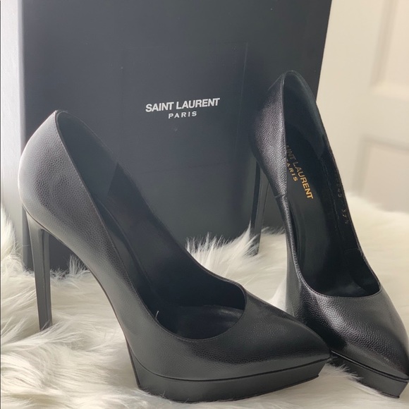 Saint Laurent Janis Pump in Black size 39.5 - Picture 4 of 6